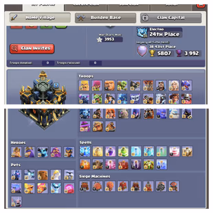 TH17 MAX || 9 EPIC EQUIPMENTS MAX || 5 HEROES MAX || MAX || NEAR MAX TH17 || TOWNHALL 17 MAX || GOOD || WALLS MAX - Image 3
