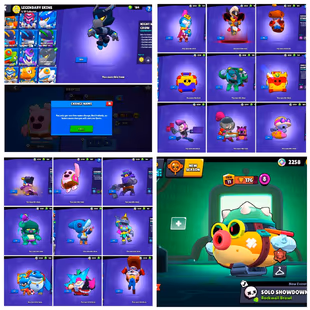 33.4K TROPHIES || 1 LEGENDARY SKIN || TOTAL 4 BRAWLER MAX || 75 BRAWLERS || MANY RARE SKINS || INSTANT DELIVERY || - Image 5