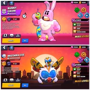 [ SUPER RARE ACC ] 66K CUPS | R35 BUNNY AND R35 EVE | 68 MAX AND 23 HC | 28 MAX TIER | PREMIUM 185 SKINS | LVL 293 | - Image 3