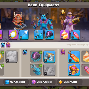 [FULLY MAX] TH11 NOTHING LEFT || EPIC GG-SB-MM-FB || HEROES 4X MAX || 100 GEMS || WAR STAR 400 ||BH-5 ||NAME CHANGE FREE - Image 5