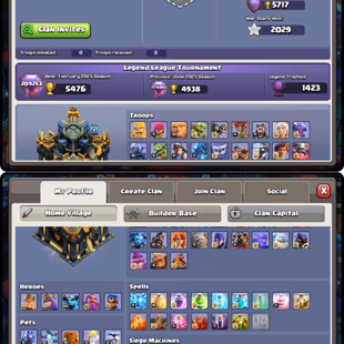 🔴 6 MAX EPIC EQUIPMENTS 🔴 TH 17 ALMOST MAX XP 256 | MAX HEROES | MAX LABORATORY - Image 3