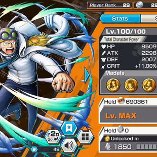 BR596-IOS+Android-4 Ex(Garp Max+Roger Max+Kuzan+Lucci)+Good Medal+Support 153+Koby Max+Kaku Max+Carrot+Oden v2+Pacifist - Image 7