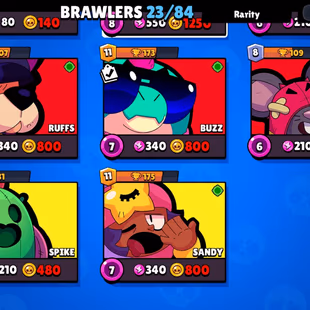 Brawl Stars : 23 BRAWLERS | 2 Legendary | 3283 TROPHIES | 280 VICTORIES | 26 LEVEL | FULL ACCESS | GIFT - Image 3