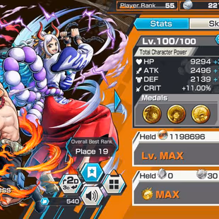 BR577-IOS+Android-Hyber 20+Yamato Ace Full Boost+3 Ex Max(Shank v4+Gear 5)+Vip Medal+Support 165+580 Frag+Many Bounty - Image 8