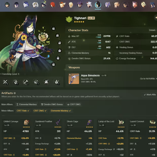 EU | AR 56 | 13 + 3 Leg | Xiao | Klee | Dehya C1 | Yelan | Furina | Nahida | Venti | Arataki Itto | Tighnari | Jean - Image 2