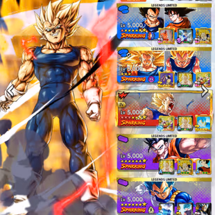 D592-IOS+Android-7 UL(Majin Vegeta+Goku Uis+Vegito+SS2 Gohan)+53 Legend Limited+Vip Equipment+Meta Account+Nice Team PVP - Image 8