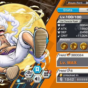 IOS-Android-3 Ex(Luffy G5 max-Shanks Film Red max-Big Mom Olin)-Good Medal-SP 153%-BF Soba max-Sugar-Doffy-Jack-HP773 - Image 4