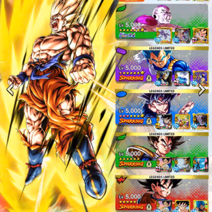 D729-Meta Account-9 UL(SS Goku+Frieza+Cell+SS4 Gogeta+Broly+Gogeta Blue+Buu Kid)+37 Legends+Vip Equipment+Good Team PVP - Image 1