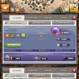 SpecialPrice 101 Fully Max TH17  Builder Base All Upgrades Completed 25 Max Equipment  18k Legend Cups 3683 RP01 - Image 1