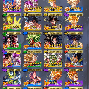 D707-IOS+Android-6 UL(Frieza+Majin Vegeta+Goku Uis)+48 Legends+Good Equipment+Vip Zenkai+Team GT+Son Family+Nice Account - Image 5