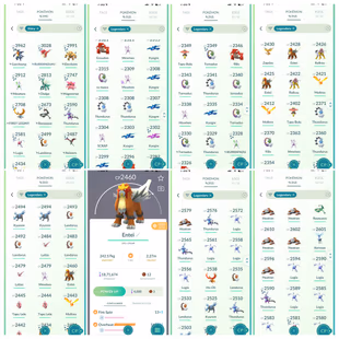 22 SHINY LEG [] LEVEL 40 [] LEGENDARY 312 [] SHINY 192 [] POKEMON 678 [] RENAME- YES [] TEAM VALOR - Image 4