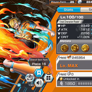 BR489-IOS+Android-4 Ex Meta(Garp Boost 30-52+Snake+Kuzan+Kaido)+Good Medal+Support 137+Egghead Sanji Max+Donflamingo Max - Image 5