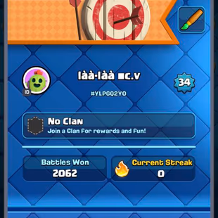 |2in1| CR - BS | 34 LVL | 4813 TROPHIES | 2062 VICTORIES | Serenity Peak | 12 KING LEVEL | FULL ACCESS | Warranty | GIFT - Image 5