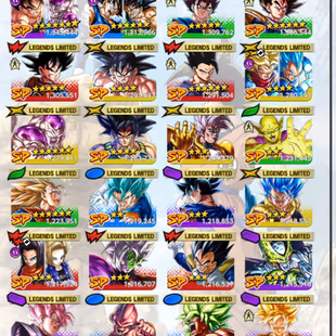 D729-Meta Account-9 UL(SS Goku+Frieza+Cell+SS4 Gogeta+Broly+Gogeta Blue+Buu Kid)+37 Legends+Vip Equipment+Good Team PVP - Image 4