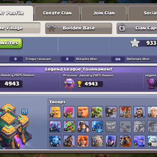 CLOSE MAX TH14 [WALL MAX] |! HEROES 57-50-36-33-17 |! EPIC [RS 20] [EB 14] [SB 11] |! 175 CWL MEDAL |! BH-8 |! 167 XP - Image 3