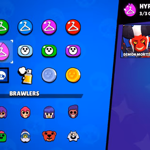 DEMON MORTIS | 56K+ TROPHIES | 83/89 BRAWLERS UNLOCKED | 8 MAXED BRAWLERS [5 HYPERCHARGED] | 130+ PREMIUM SKINS - Image 8