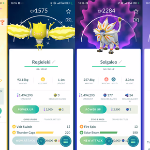Level 50+ [Shiny Regieleki] 51 Legendary|Dialga|Palkia|Solgaleo|Lunala|Kyogre|Groudon|Zacian|Regidrago|Team Mystic|639 - Image 3