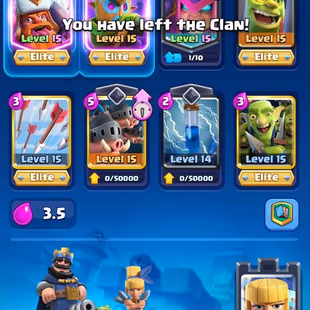 [CHEAPEST] KT (15) 12150 CUPS - 59 XP - 120 CARDS - 20 EVOLUTION CARDS - 18ELITE CARDS - 61 LVL 14 - 8 SKINS OF KT !K128 - Image 3