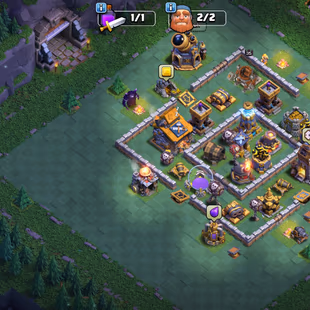 CU953 TH17 Xp 272 | 100 BK | 100 AQ | 85 MP | 75 GW | 50 RC | Walls Def Max | Pumpking Graveyard Scenery | 4 hero Ski - Image 6