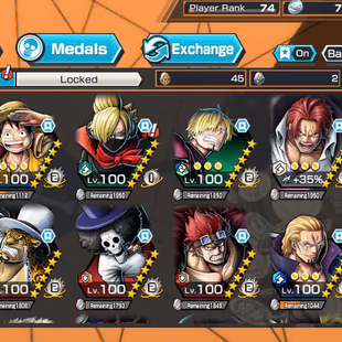 BR453-Hyber 68+Shank v3 Full Boost+8 Ex(Shank v4 Skin On+Sabo+Kuzan+Akainu+Kaido+Yamato Ace+Luffy)+Vip Medal+Support 167 - Image 3