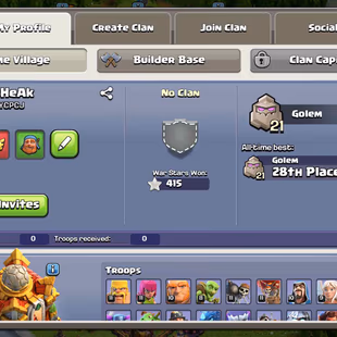 ❗[ PREMIUM TH-16 ]❗EB [23] | GG-SB [20] || HEROS: 70-88-45-52-32 || GOLDEN WALLS || STRONG DEF - TROOPS - Image 2
