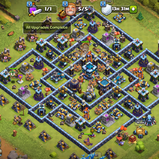 !!FULLY MAX TH13!! GG-MAX!RS-MAX![SB-FA-MM-FB-EB]-15!! HERO-75-75-50-50-25!! 156-XP!! SKINS!! BEST DEAL - Image 6