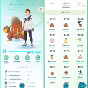 32] 1 SHINY | LEVEL 25 YEAR 2025 | 350 ITEMS STORAGE | 300 POKEMONS | NAME CHANGE FREE | INSTANT DELIVERY - Image 2