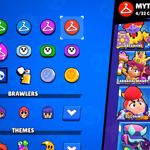 🔥 15 RANK 35s (TROPHY TITAN) 🔥| 61800 TROPHIES | ALL BRAWLERS | 285 SKINS (MANY EXCLUSIVE) | INSTANT DELIVERY - Image 7