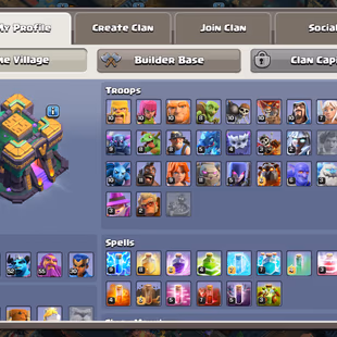 FULLY MAX TH14 |! PAID RARE SCENERY |! HEROES 80-80-52-55-30 [FB-MAX] [RS-MAX] [SB-14 GG-10] [FA-8 MM-8] XP-216 CN-FREE - Image 3