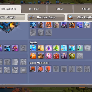 TOWNHALL 12 [] HEROES 65/65/40/40 [] 1200 GEMS [] FREE RENAME [] INSTANT DELIVERY [] XP 130 [] iOS/Android - Image 7