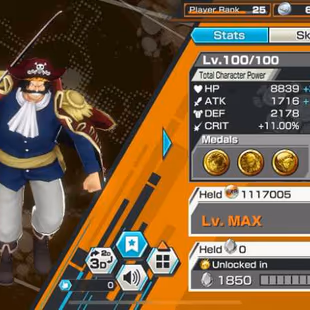 [3165] 7 EX META - Luffy G5 Light + Garp + Kuzan + Roger Dark + Yamato + Sabo + S-Snake , Support 122 , Good Medal - Image 4