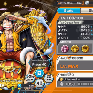 BR455-Hyber Boost 50+7 Ex(Lucci+Gear 5+Akainu+Roger+Shank v3+Yamato Red+Luffy)+Vip Medal+Support 162+Young Ray Max+Uta - Image 8
