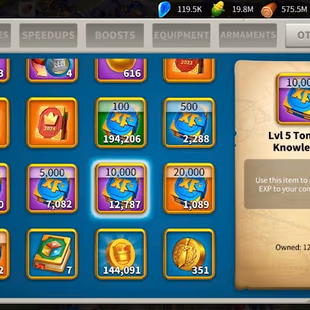 ROK1-296: 73M + Farm 26M - 6B Rss - Max: Hou Qubing - Nevsky - Aquitaine - Liu Che - Arthur - Joan - Heraclius - Image 1