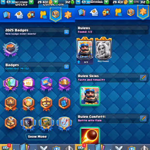 XP-64! KT-15! 53X CARDS ELITES! EVOLUTION-25! EMOTES-62! 12490 TROPHIES! FAST DELIVERY - Image 4