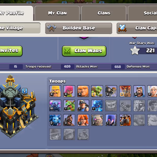 || [WALL MAX] RARE ALL DEFENCE LEVEL 1 || 4000 GEMS || EPIC[EB-23!RS-20!SB-14] || BEST ACCOUNT FOR FARMING WAR - Image 3