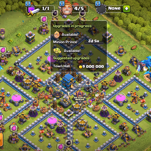 [ TH-12 FULLY MAX ] || G.GUANTLET - NICE EQUIPMENT || MAX DEFENCES - WALLS || HEROS : 65-65-39-40 [MAX] | MP LEFT - Image 1