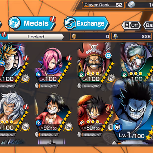 10 Ex(Kid Law-Gear 5-Zoro-Roger-Shank Red-Yamato Hybrid-Big Mom-Yamato-Zephyr-Akainu)-Good BF-Support 161%-Good Medal - Image 3