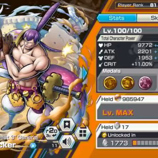 ZS10-HYBER 69+13 Ex(Shank V4+Roger+Lucci+Gear 5+Zoro+Kaido+Big Mom+Luffy)+Support 166%+Vip Medal+Bounty Festival Max - Image 7