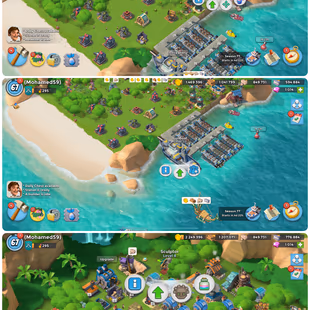 Premium Level[67]-HeadQuarter[23]-Vp[295]-Submarine[10]-Sculptor[8]-Labratory Good-Hero[23-19-14-9]-Gunboat Level 22[8x] - Image 2