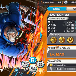 BR539-IOS+Android-5 Ex(Garp Max+Sabo Max+Kuzan Max+Akainu+Zoro)+527 Frags+Good Medal+Support 147+Sanji Max+Usopp Max - Image 6
