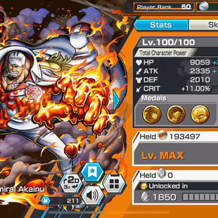 BR359-Hyber 40+8 Ex(Lucci+Yamato Ace+Gear 5+Roger+Zoro+Luffy+Kaido v2+Akainu)+Vip Medal+SUP160%+Bullet+Kaku+S-Hawk+Law - Image 5