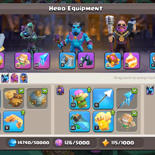 🔥[ PREMIUM TH-17 ]🔥AF [MAX] - FB [23] - FA [20] || HEROS: 70-83-64-64-34 || LEVEL: 16-17 WALLS || STRONG DEF - TROOPS - Image 5