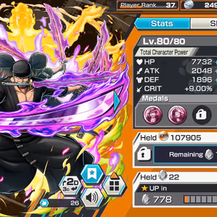 BR381-Hyber 16+9 Ex(Snake+Luffy Gear 5+Yamato Ace+Roger v2+Kid Law+Zoro+Shank Red+Big Mom+Shank)+Good Medal+Support 158 - Image 8