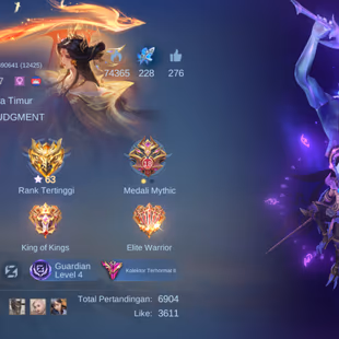 MM297|Lv87|354Skin|EXALTEDII|EpicRecall|LEGEND Alucard|STARWARS ObiWanKenobi|ASPIRANTS MissHikari|11.11 Shura|SANRIO Ang - Image 2