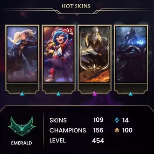 | 2 in 1 |💎LEAGUE OF LEGENDS and Valorant💎| 454 level | 109 skins | Full access | Warranty | 2 Gifts - Image 1