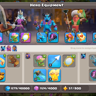 Th14 Full Max--High Xp221--Hero 80-80-55-55-30-- Equipment High--Builder Hall Near Max-6 Builder-Magic Items Full-Full A - Image 6