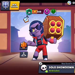 🔥39K TROPHY🔥BRAWLERS ACCOUNT- 23 HYPERCHARGE-TOTAL 27 MAX-141 SKINS- NC YES-RARE EMOT-FRESH MAIL - Image 1