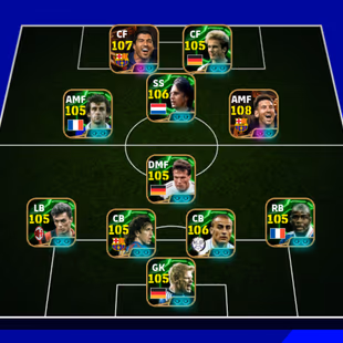 3280+ Team I Messi 108 I Suarez 107 I S Eto 106 I Kahn 106 I Thuram 105 I Maldini 105 I Neymar 107 I Pele 108 I Vieira 1 - Image 2