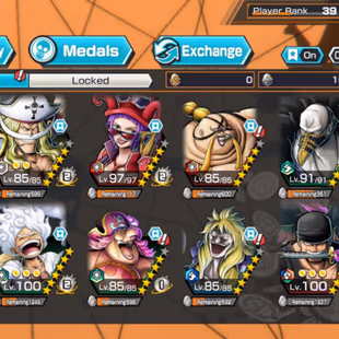 3 Ex(Luffy Nika-Zoro Oni-White Beard V2)-Good BF Shiryu-Belo Betty-Queen-Kaido V1-Big Mom V1-Rayleigh-Good Medal-DT24 - Image 1