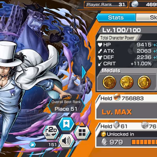 BR607-IOS+Android-Garp Boost 3+5 Ex(Lucci+Akainu+Snake+Shank)+Good Medal+Support 145+Pacifista Max+Kaku+S-Bear+Egg Zoro - Image 8